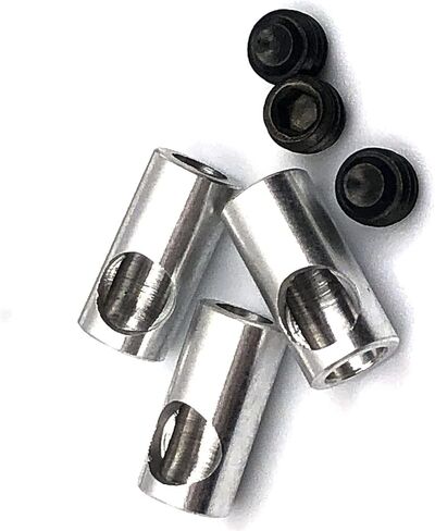 FainWan 3Pack Metal 3.17mm to 5mm Shaft Adapter Change-Over Motor Axle Sleeve Compatible with Hobby-Wing H-S-P 540 550 EZRUN-3656 Motor RC Car Boat Plane in Saudi Arabia