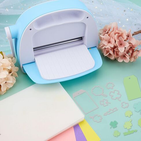 INFUNLY St. Patricks Day Clover Clear Stamp and Die Cut for Card Making Label Cutting Die Blessing Word Rubber Stamp Transparent Silicone Stamp for DIY Scrapbooking Paper Photo Album Decor in Kuwait