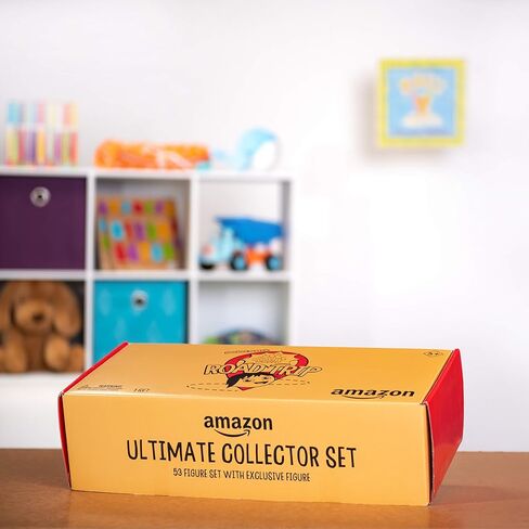 Ryan’s World Road Trip 53 pc Complete Figure Set + Bonus Figure, Mystery Figures For All 50 States, Ultra-Rare Figures, Surprise Exclusive Micro State Stickers, USA Map, [Amazon Exclusive] in Kuwait
