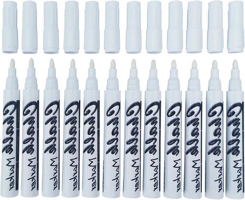 مجموعة من 12 قلم تلوين سائل أبيض من فولكانيكس in Kuwait