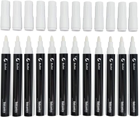 مجموعة من 12 قلم تلوين سائل أبيض من فولكانيكس in Kuwait