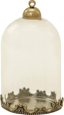 Tim Holtz Idea-ology Miniature Decorative Domes 2/Pack, Clear Glass and Antique Brass (TH93265) in Saudi Arabia