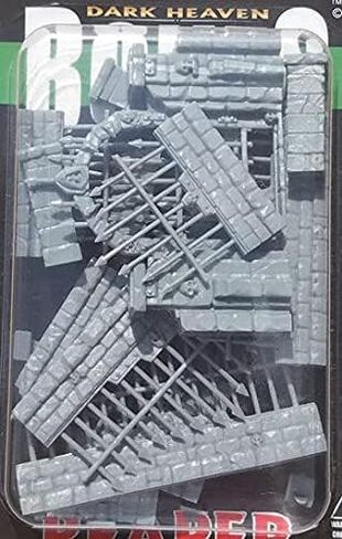 مجموعة مصغرات Reaper Harrowgate Graveyard (14 قطعة) 77529 العظام غير الطلاء البلاستيك in Saudi Arabia