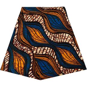 African Fabric 6 Yard Printed Wax Cloth African Ankara Fabric for Party Dress 6185