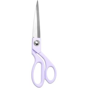 Pink Fabric Scissors 8 Inch Candy Colored Sewing Scissors Premium Craft Tailor Shears Heavy Duty Scissor Stainless Steel Professional Dressmaker Shears Home Office Metallic Scissors for Women(Pink)