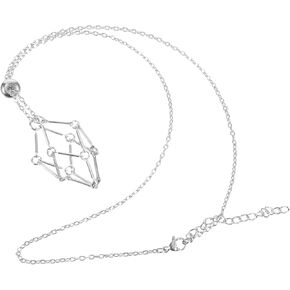 Adorainbow كريستال قلادة فارغة حامل الحجر قلادة معدنية حبة أقفاص كريستال الأحجار الكريمة حامل سلسلة قلادة للبلورات DIY مجوهرات سوار قلادة حامل الكريستال in Kuwait