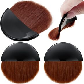 Boao 4 Pieces Brush Applicator Diamond Painting Brush Accessories Tools, Artist Drawing Flat Paintbrush for DIY Gesso, Varnishes, Oil Paint, Acrylic Painting, Watercolor(Blue and Gold)