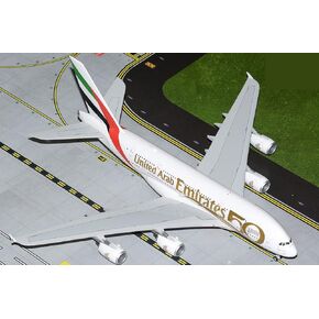 جيمينيجيتس G2UAE1056 ايرباص الامارات A380 الذكرى الخمسين A6-EVG؛ مقياس 1:200 in Kuwait