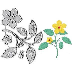 Metal 3D Flowers Die Cuts Spring Petal Inflorescence Flower Cutting Dies Embossing Stencils Template Mould for Card Making Decoration and DIY Scrapbooking Album