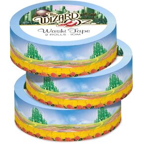 Paper House Productions The Wizard of Oz مجموعة مكونة من 3 قطع مكونة من 2 لفات شريط واشي من رقائق الفويل لسكرابوكينغ والحرف اليدوية - الساحرة الشريرة