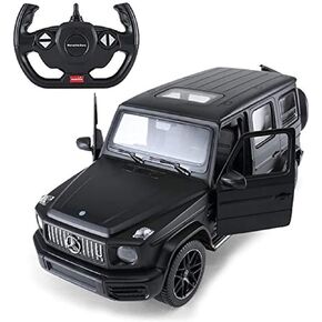 RASTAR Off-Road Remote Control Car, 1:14 Mercedes-AMG G63 R/C Off-Roader Toy Car, Doors Open/Working Lights - Black/2.4Ghz in Kuwait
