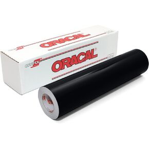 ORACAL 651 Glossy Vinyl Roll 12 Inches by 150 Feet - Black