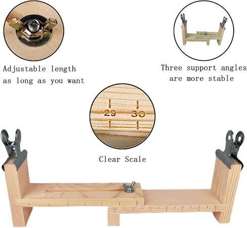 مجموعة أدوات صنع السوار من BMIROAMDFE، سوار معصم قابل للتعديل، تجديل خشبي لصنع المجوهرات in Kuwait