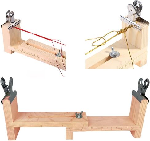 مجموعة أدوات صنع السوار من BMIROAMDFE، سوار معصم قابل للتعديل، تجديل خشبي لصنع المجوهرات in Kuwait