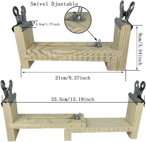 مجموعة أدوات صنع السوار من BMIROAMDFE، سوار معصم قابل للتعديل، تجديل خشبي لصنع المجوهرات in Kuwait