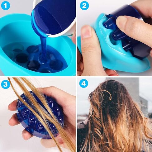 2pcs Silicone Massage Bar Soap Molds, 3D Hair Comb Soap Mold for Soap Making Flexible and Nonstick Scalp Massager Silicone Mold for DIY Hair Masks Salon Spa at Home in Saudi Arabia