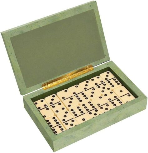 LANG -“Tropical Birds" Domino Set - Artwork by Susan Winget - Includes Mexican Train Station and Matching Score Pad in Saudi Arabia