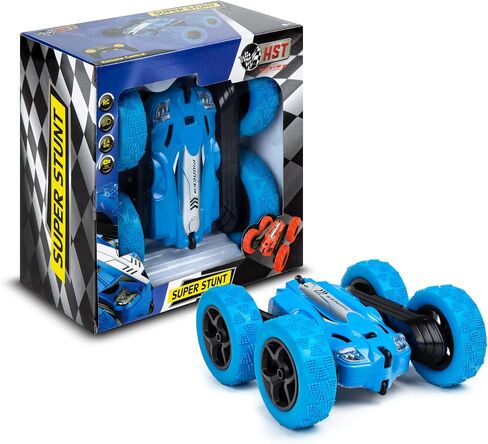 HST-RC Super Stunt Remote Control Toy LH-C014: RC Racing 4WD Rolling Tumbler Car with Controller, 360 Degree, Spinning, Lights, 2.4 GHz, USB & Battery in Saudi Arabia