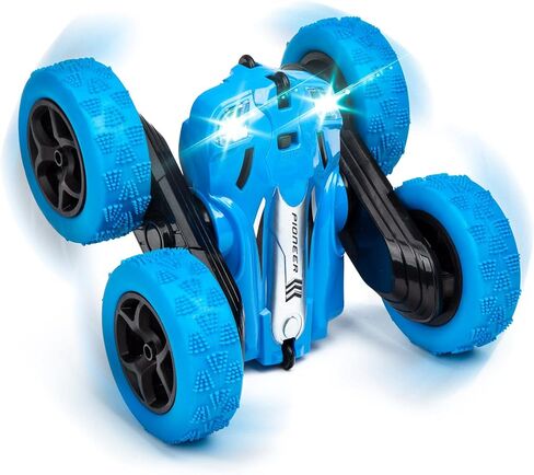HST-RC Super Stunt Remote Control Toy LH-C014: RC Racing 4WD Rolling Tumbler Car with Controller, 360 Degree, Spinning, Lights, 2.4 GHz, USB & Battery in Saudi Arabia