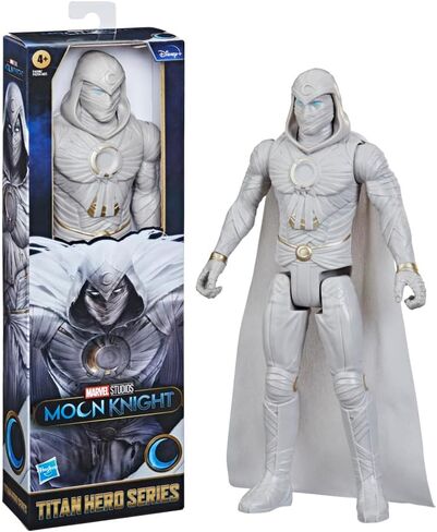 Marvel Studios’ Titan Hero Series Moon Knight Toy, 12-Inch-Scale Action Figure, Toys for Kids Ages 4 and Up in Saudi Arabia