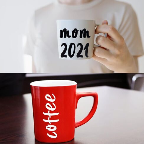 ملصقات أرقام حروف من الفينيل ذاتية اللصق 576 قطعة من واينودا، ملصقات قبعة التخرج، ملصقات أرقام الحروف الأبجدية، ملصقات للعلامة، الباب، الأعمال، رقم العنوان (1 بوصة، 8 ألوان) in Kuwait