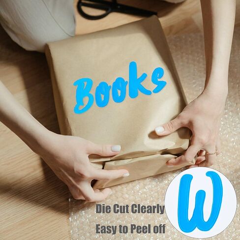 ملصقات أرقام حروف من الفينيل ذاتية اللصق 576 قطعة من واينودا، ملصقات قبعة التخرج، ملصقات أرقام الحروف الأبجدية، ملصقات للعلامة، الباب، الأعمال، رقم العنوان (1 بوصة، 8 ألوان) in Kuwait