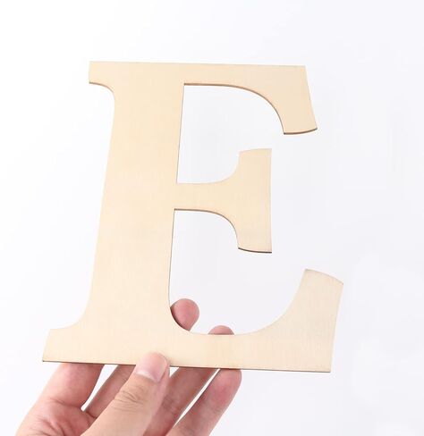 شي لوف حروف ترحيب خشبية كبيرة 8 انش حروف خشبية غير مكتملة، حروف ترحيبية مقطوعة لتزيين الحائط والمنزل والشرفة والحرف اليدوية وحفلات الزفاف والعطلات in Kuwait