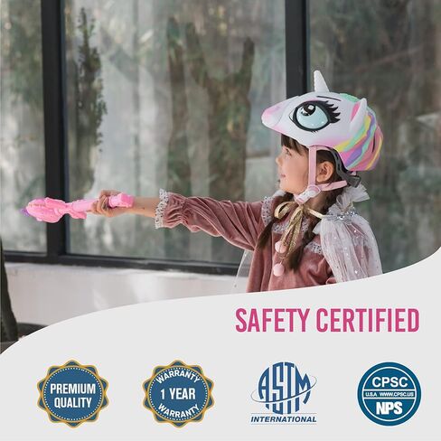 Kids Helmet Unicorn Helmet & Shark Helmet for Girl Boy, Children's Bike Helmet for 3-8 Years Multi-Sport Safety Certified Bicycle Helmet for Skateboard Skating Scooter in Kuwait