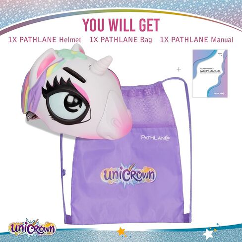 Kids Helmet Unicorn Helmet & Shark Helmet for Girl Boy, Children's Bike Helmet for 3-8 Years Multi-Sport Safety Certified Bicycle Helmet for Skateboard Skating Scooter in Kuwait