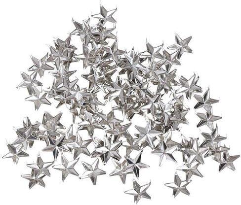 HomeSoGood 200pcs 15mm Star Rivets Silver Metal Leather Craft DIY Studs Spikes Spots Nailhead Rock Punk Garment Sewing Decor Clothing Accessories(15mm,Silver) in Saudi Arabia