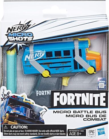 لعبة فورتنايت مايكرو باتل باص نيرف Microshots لعبة اطلاق السهام و2 سهم النخبة الرسمية للاطفال والمراهقين والبالغين in Kuwait