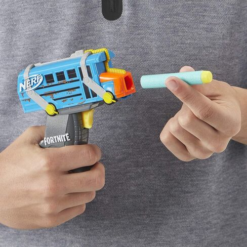 لعبة فورتنايت مايكرو باتل باص نيرف Microshots لعبة اطلاق السهام و2 سهم النخبة الرسمية للاطفال والمراهقين والبالغين in Kuwait