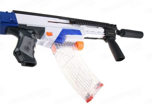 Worker Mod Banana 15-Darts Quick Reload Clip for Nerf N-Strike Elite Color Clear in Saudi Arabia