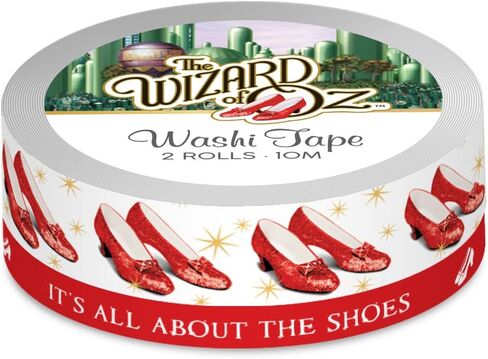 Paper House Productions Wizard of Oz Foil Accent 10 Piece Washi Tape Pack with 5 15mm Rolls and 5 5mm Rolls in Saudi Arabia