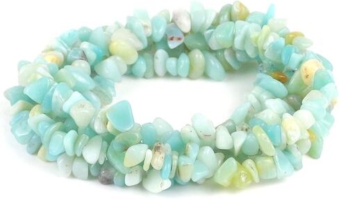 31 inches Chip Stone Loose Gemstones Beads Drilled Strand for Jewelry Making (Amazonite) in Kuwait