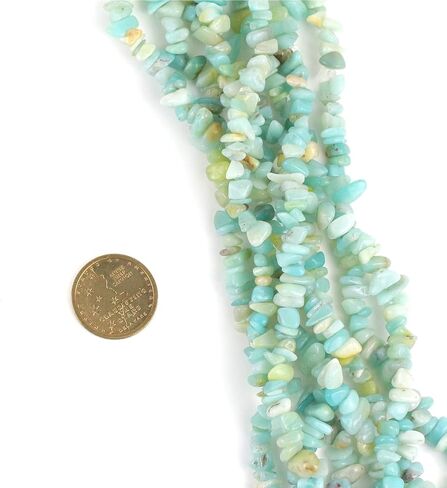 31 inches Chip Stone Loose Gemstones Beads Drilled Strand for Jewelry Making (Amazonite) in Kuwait