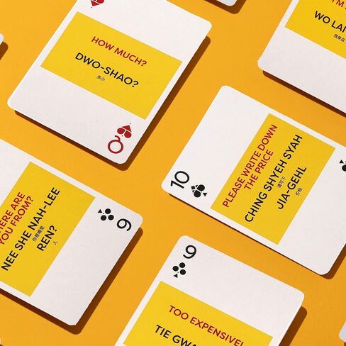 لينغو بطاقات لعب المانية في صندوق من القصدير | حقيبة سفر متينة | مجموعة ألعاب تعلم اللغة مع 54 عبارة مفيدة | مجموعة بطاقات تعليمية بصرية ممتعة لزيادة مهارات المفردات والنطق in Kuwait