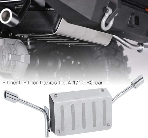 Tbest Replacement Accessories for RC Fuel Tank Exhaust Pipes. Suitable Fit for 1/10 RC Car Trx4 Deaccessories Trx4 in Saudi Arabia