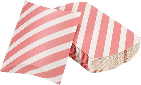 PATIKIL Pillow Boxes, 20 Pcs Wedding Gift Boxes Paper Box 5.5 x 3.9 Inch for Gift Wrap Wedding Parties, Black in Kuwait