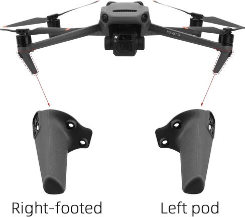 Mavic 3 استبدال الساق الهبوط ل DJI Mavic 3 الكلاسيكية اليسار اليمين الجبهة الساقين قطع الغيار حامل القدم إصلاح أطقم in Saudi Arabia