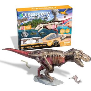 Discovery Mindblown 4D T-Rex Anatomy Kit, Jurassic Dinosaur Puzzle Figure, Interactive Archaeology & Paleontology Model, Learn Science & Biology, Fun & Educational STEM Toy Gift for Kids Ages 6+ in Saudi Arabia
