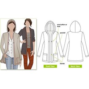 Style Arc Sewing Pattern - Heidi Cardigan (Sizes 04-16)