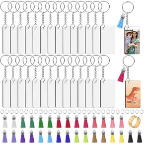 160 سلسلة مفاتيح تسامي فارغة، ابيض، 160 قطعة in Kuwait