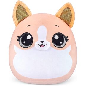 Coco Surprise Coco Squishies 12" (Corgi) by ZURU, Ultra Soft Plushies, Cute Stuffed Animal Toy, Cuddle Plush for Girls, Kids, Adults (Mochi The Corgi)