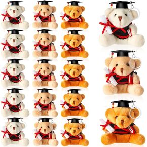 ZJoey 9 قطع صغيرة من القطيفة للهالوين تيدي بير هدية على شكل حيوان محشو قبعة سوداء هدية لها، له، هدية خريف 2023، لديكور المنزل والمكتب (9 قطع نمط D) in Kuwait