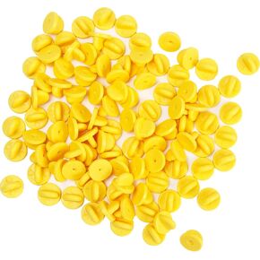 SUBANG 200 قطعة من الدبابيس المطاطية من مادة PVC لحفظ دبابيس طية صدر السترة وظهر الأمان لبروش وربطة عنق وشارة شارة، أسود in Kuwait