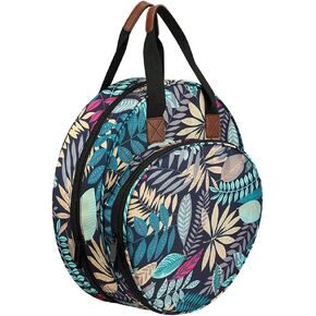 EXCEART Toiletry Organizer Embroidery Bag Portable Carrying Bag for Embroidery Project and Cross Tools Kits Supplies Tote Bag for Crafters and Lovers Pattern Clothes Storage Bags