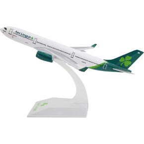 TANG DYNASTY 1:400 Air Bus A330-300 Ireland AER Lingus Metal Airplane Model Plane Toy Plane Model (Green) in Kuwait