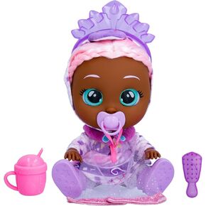 Cry Babies Kiss Me Princess Ivy- 12" Baby Doll Deluxe Blushing Cheeks Feature Shimmery Changeable Outfit with Bonus Accessories, for Girls and Kids 18M and up