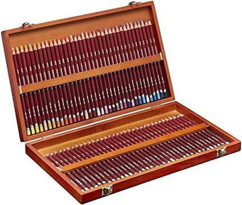 Derwent Pastel Pencils, 4mm Core, Wooden Box, 48 Count (0700644) in Saudi Arabia